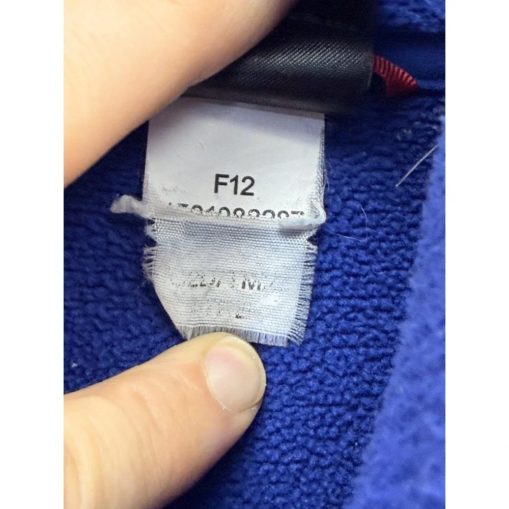 The North Face Jacket Mens M Blue Windbreaker Fleece Lined Full Zip Pockets